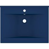 VidaXL-Wastafel-met-kraangat-60x46-cm-keramiek-mat-donkerblauw