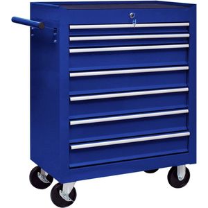 VidaXL-Gereedschapswagen-met-7-lades-blauw