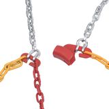 Sneeuwkettingen - Zilver - Koolstofstaal - Eenvoudig te installeren