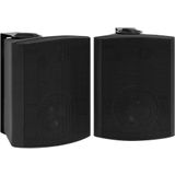 Luidsprekers - Zwart - Kunststof en IJzer - 6,5" Woofer en 0,5" Tweeter