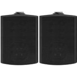 Luidsprekers - Zwart - Kunststof en IJzer - 6,5" Woofer en 0,5" Tweeter