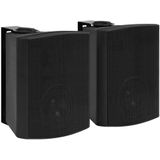 Luidsprekers - Zwart - Kunststof en IJzer - 6,5" Woofer en 0,5" Tweeter
