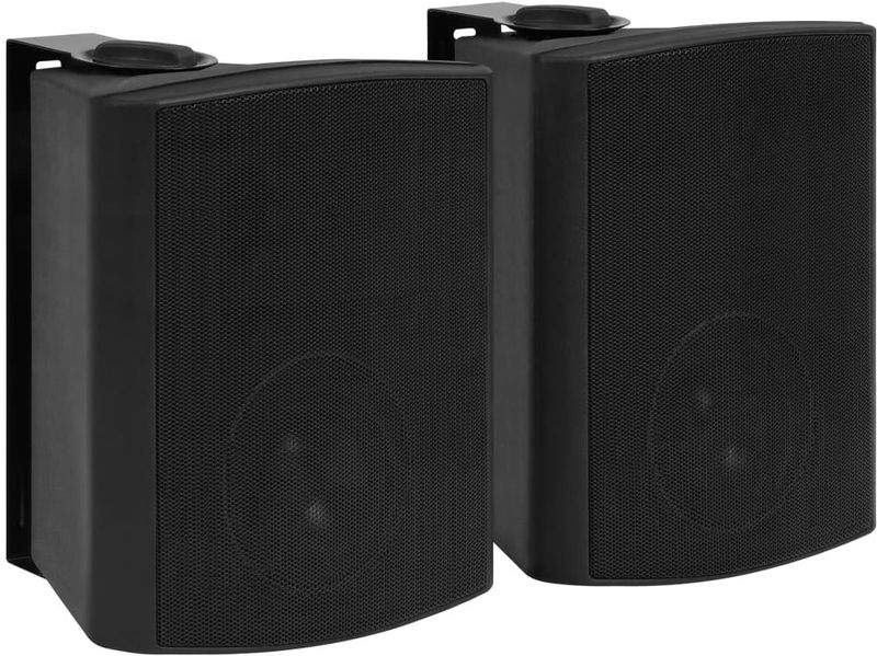 Luidsprekers - Zwart - Kunststof en IJzer - 6,5" Woofer en 0,5" Tweeter