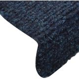 vidaXL Trapmatten - Marineblauw - Polypropyleen - 15 Stuks