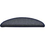 Trapmatten - Donkergrijs en Blauw - 100% PP - 15 Stuks