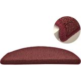 vidaXL Trapmatten - Rood - 100% PP - 15 Stuks