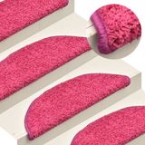 Trapmat - Roze - 100% Getuft PP - Antislip en Wasbaar - Set van 15