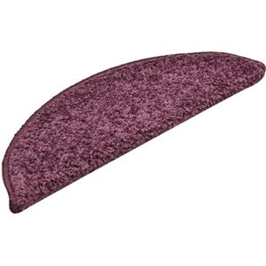 vidaXL Trapmatten - Donkerpaars - 100% Getuft PP - 15 Stuks