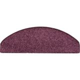 Trapmatten - Donkerpaars - 100% PP - Wasbaar - 15 Stuks