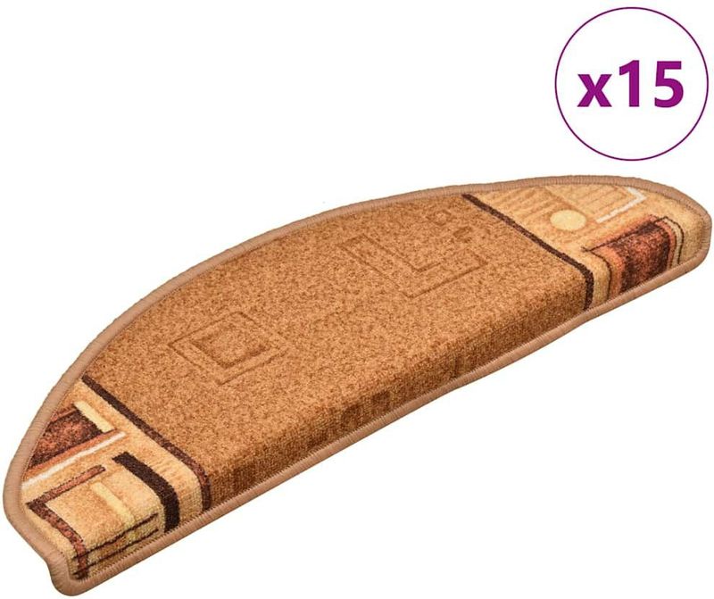 Trapmat - Beige - 100% Getuft Polyamide - Antislip en Wasbaar