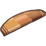 vidaXL Trapmatten - Bruin - 100% Getuft Polyamide - 15 Stuks