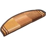 vidaXL Trapmatten - Bruin - 100% Getuft Polyamide - 15 Stuks