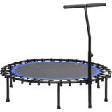 VidaXL Fitnesstrampoline met Handgreep en Veiligheidsmat 122 cm