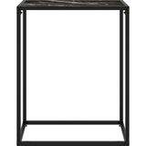 VidaXL Wandtafel 60x35x75 cm Gehard Glas Zwart