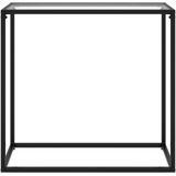 VidaXL Wandtafel 80x35x75 cm Gehard Glas Transparant