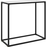 VidaXL Wandtafel 80x35x75 cm Gehard Glas Wit