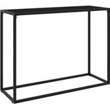 VidaXL Wandtafel 100x35x75 cm Gehard Glas Zwart