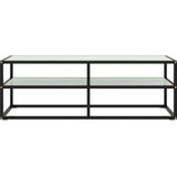 vidaXL-Tv-meubel-met-wit-marmerglas-120x40x40-cm-zwart