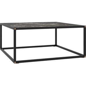 vidaXL-Salontafel-met-zwart-marmerglas-80x80x35-cm-zwart