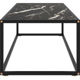 vidaXL-Salontafel-met-zwart-marmerglas-120x50x35-cm-zwart