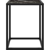 vidaXL-Salontafel-met-zwart-marmerglas-40x40x50-cm-zwart