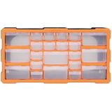 vidaXL Multi-Schubladen-Organizer mit 22 Schubladen 49x16x25,5 cm