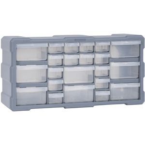 vidaXL Multi-Schubladen-Organizer mit 22 Schubladen 49x16x25,5 cm