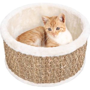 vidaXL-Kattenmand-rond-36-cm-zeegras