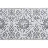 vidaXL ARAKIL Buitenkleed - Lichtgrijs - Polypropyleen - 120x180 cm