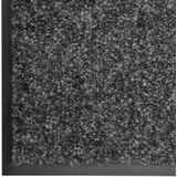 Fußmatte Waschbar Anthrazit 60x90 cm Vidaxl