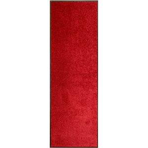 Deurmat wasbaar 60x90 cm rood kopen