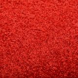 vidaXL Fußmatte Waschbar Rot 90x120 cm