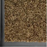Fußmatte Waschbar Braun 120x180 cm Vidaxl