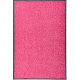 Vidaxl - Fußmatte,Türvorleger Waschbar Rosa 60x90 cm