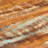 vidaXL - Salontafel - 68x68x30 - cm - massief - gerecycled - hout - zwart