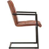 vidaXL-Eetkamerstoelen-2-st-echt-leer-bruin