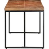 vidaXL Esstisch 140x70x76 cm Massivholz Akazie und Mango
