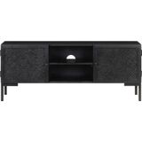 VidaXL-Tv-meubel-115x30x46-cm-massief-mangohout-zwart