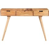 VidaXL Kaptafel met Spiegel 112x45x76 cm - Massief Acaciahout