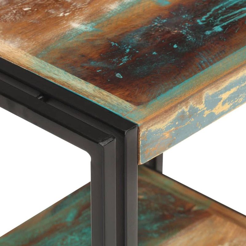 vidaXL Beistelltisch 40x30x40 cm Altholz Massiv
