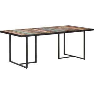 vidaXL Esstisch 200 cm Altholz Massiv