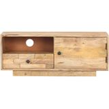 VidaXL TV-meubel 90x30x35 cm - Massief Mangohout