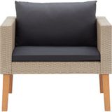 vidaXL-Tuinbank-eenzits-met-kussens-poly-rattan-beige