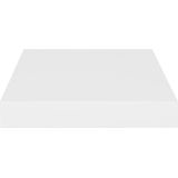 Wandplanken - Wit - Honingraat MDF en Metaal - Set van 2