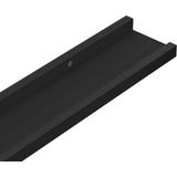 vidaXL Bilderleisten 2 Stk. Schwarz 80x9x3 cm MDF