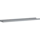 vidaXL Bilderleisten 2 Stk. Grau 80x9x3 cm MDF