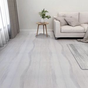 vidaXL - Vloerplanken - zelfklevend - 55 - st - 5,11 - m² - PVC - lichtgrijs