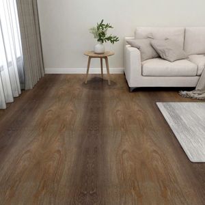 vidaXL - Vloerplanken - zelfklevend - 55 - st - 5,11 - m² - PVC - bruin