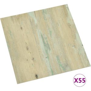 vidaXL - Vloerplanken - zelfklevend - 55 - st - 5,11 - m² - PVC - lichtbruin