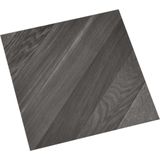 vidaXL PVC-Fliesen Selbstklebend 55 Stk. 5,11 m² Grau Gestreift